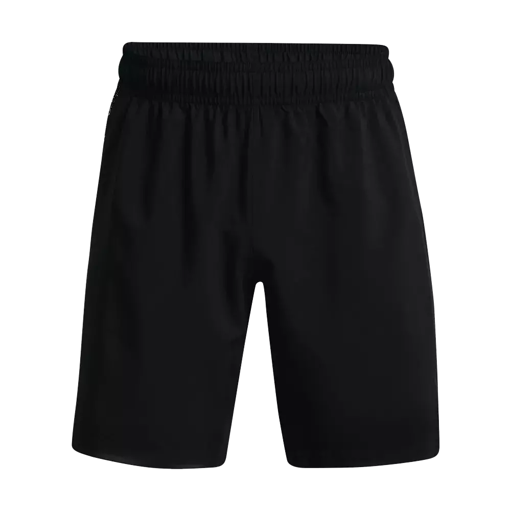 Et par enkle, sorte shorts i et let, åndbart materiale med en bred elastisk linning. Designet er minimalistisk og løstsiddende, hvilket giver bevægelsesfrihed under træning eller afslappet brug. Farven er dyb sort og overfladen ser glat ud, uden synlige pyntedetaljer. Shortsene virker alsidige til både sport, løbeture og hverdagsbrug, hvor komfort og enkel stil prioriteres.