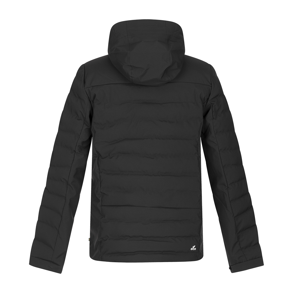 2117 of Sweden præsenterer Ajke 3 Layer Padded Jacket, en yderst funktionel herre vinter- og skijakke. Jakken er designet i en klassisk sort farve med diskrete polstrede paneler og udstyret med en praktisk hætte. Ideel til både hverdagsbrug og aktiv vintersport. Denne jakke kombinerer stil med funktionalitet og garanterer varme og komfort under kolde klimaforhold, takket være dens tre-lags polstring og avancerede materialer.