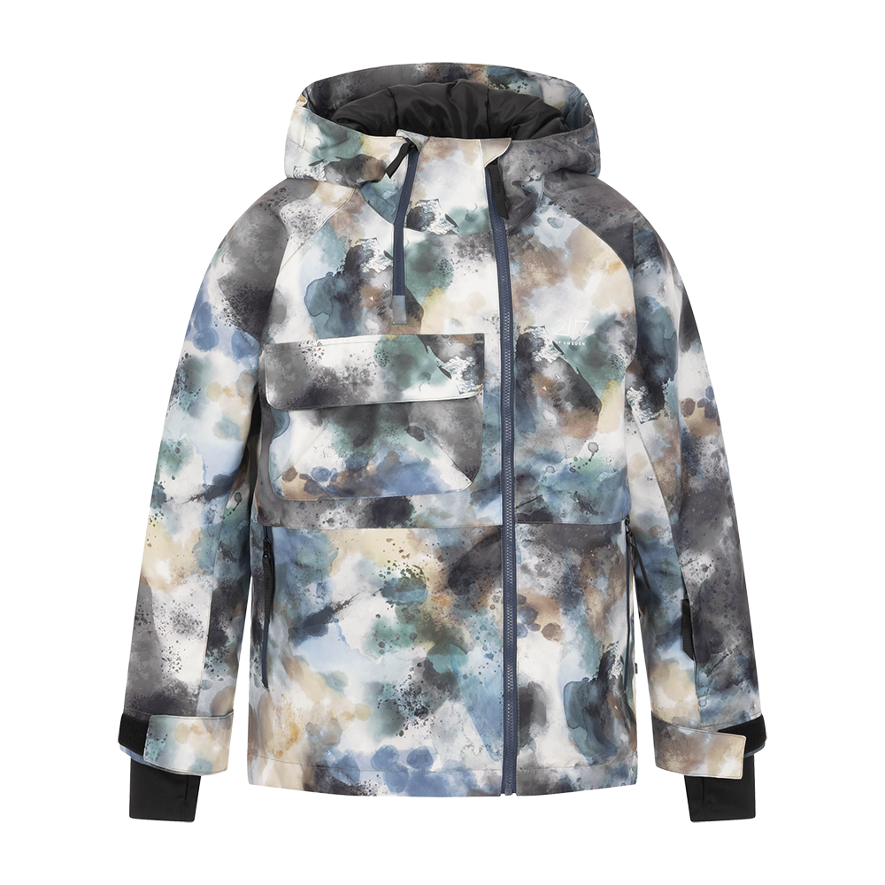 2117 of Sweden præsenterer Jr Kidden Padded Ski Jacket, en trendy og funktionel skijakke til børn. Jakken er fremstillet med et iøjnefaldende farverigt mønster, der tilføjer en sjov og stilfuld dimension til skitøjet. Med sine vandafvisende og varmeisolerende egenskaber er denne jakke ideel til både skiture og almindelig vinterbrug. Detaljer som justerbar hætte og lynlåslommer øger funktionaliteten og sikrer, at de små forbliver tørre og varme under alle vinteraktiviteter.