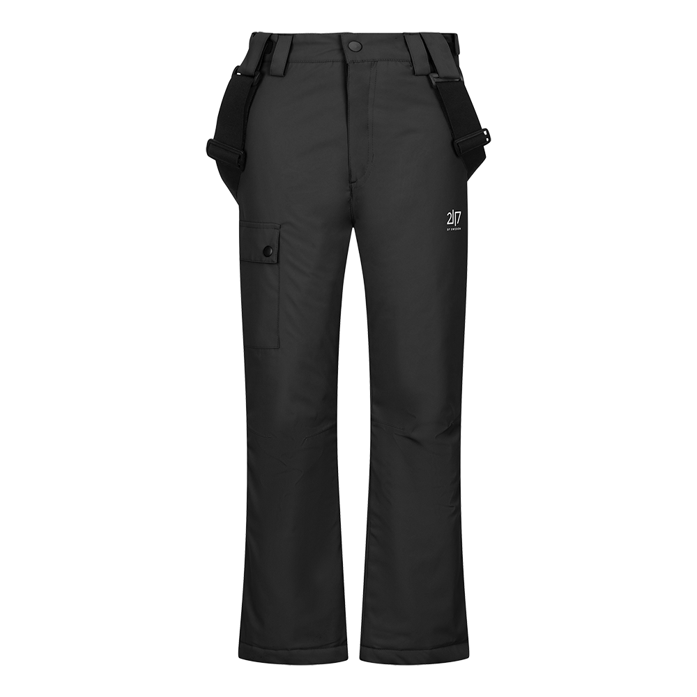 2117 of Sweden Jr Misan Padded Ski Pant er børneskibukser designet til vinteraktiviteter. Bukserne, fremstillet i slidstærke materialer, præsenteres i en stilfuld sort farve, der matcher ethvert skioutfit. De er udstyret med justerbare seler og flere praktiske lommer, hvilket gør dem ideelle til børn på skiferien. Det moderne look fuldendes af det diskrete logo på låret, som understreger det svenske mærkes dedikation til kvalitet og funktionalitet.