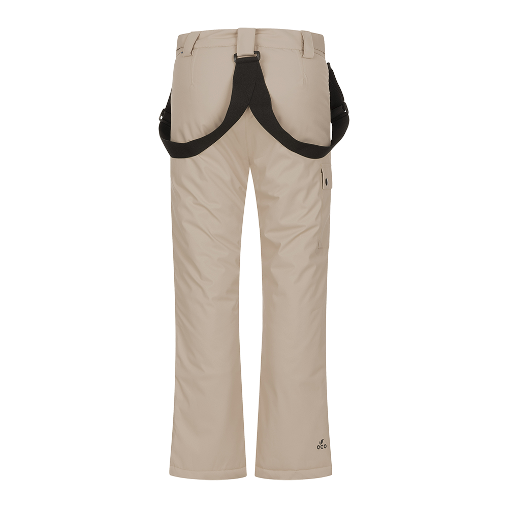 2117 of Sweden præsenterer Jr Misan Padded Ski Pant, et must-have for enhver skientusiast. Disse børneskibukser er designet med tanke på både stil og funktionalitet. Bukserne er udstyret med justerbare seler og praktiske lommer, perfekt til opbevaring af småting på pisterne. Farven er en neutral beige, som matcher nemt med andre skitøj. Ideelle til kolde dage på ski, disse bukser holder dit barn varmt og komfortabelt under alle vinterens eventyr.