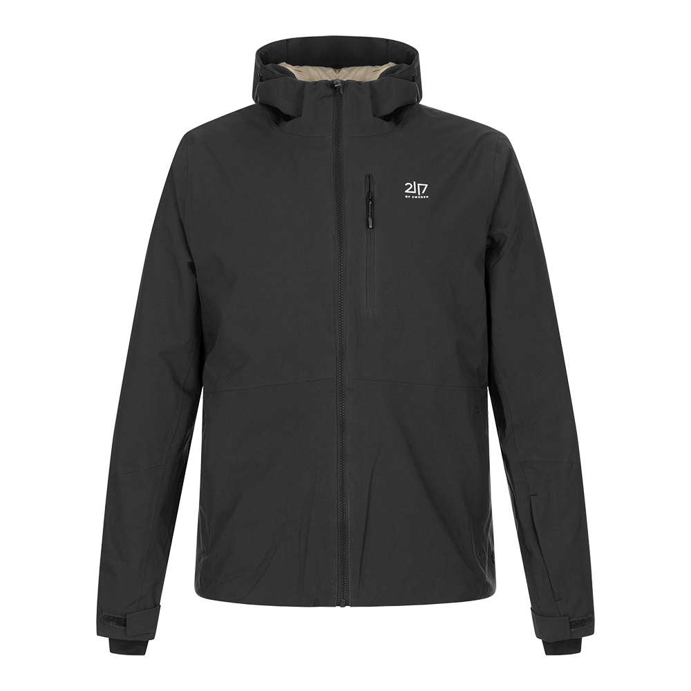 2117 of Sweden Kabo er en polstret skijakke designet til mænd. Jakken er udført i stilrent, sort design med en diskret logo-placering på brystet. Denne model er ideel til vintersport med dens vandafvisende og vindtætte egenskaber, sikrende komfort og beskyttelse mod vejrforholdene. Praktiske elementer som justerbare manchetter, en behagelig hætte og flere lommer tilføjer funktionalitet til jakkens smarte udseende.