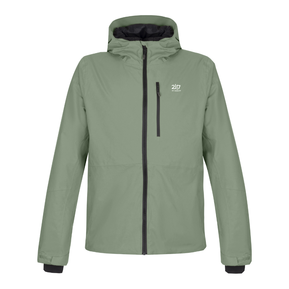 Denne 2117 of Sweden Kabo Padded Ski Jacket til herrer er ideel til vinteraktiviteter. Jakken er i en flot grøn farve og designet til at holde dig varm og tør. Den har en praktisk, centerplaceret lynlås i kontrastfarve og diskret logo på brystet. Dens lette polstring og justerbare hætte sikrer komfort og funktionalitet, uanset vejrforholdene.