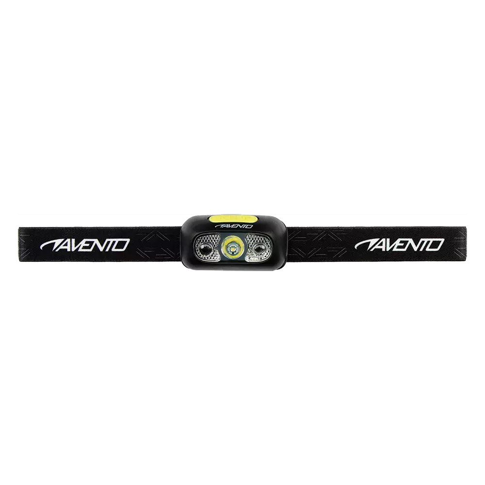 sluk-knap, hvilket gør betjeningen enkel. Designet er let og robust, ideelt til løb, cykling, vandreture og camping, hvor komfort og pålidelig lysfordeling i mørke er vigtigt. Nem at tage af og på, og den giver god synlighed på stier og i teltlejre.