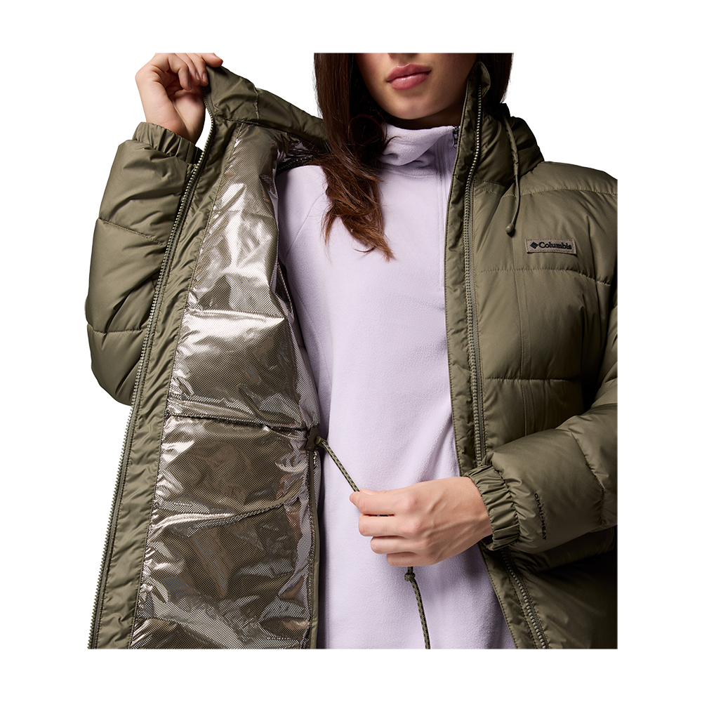 Columbia W Pike Lake III Long Jacket - Dame Vinterjakke