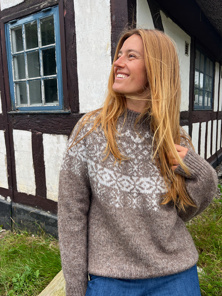 Fabrin Copenhagen Islandsk Strik 25, W. - Dame Striktrøje