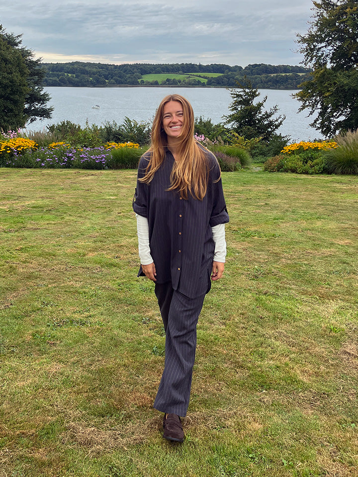 Fabrin Copenhagen Pinstripe Pants 25, W. - Dame Bukser