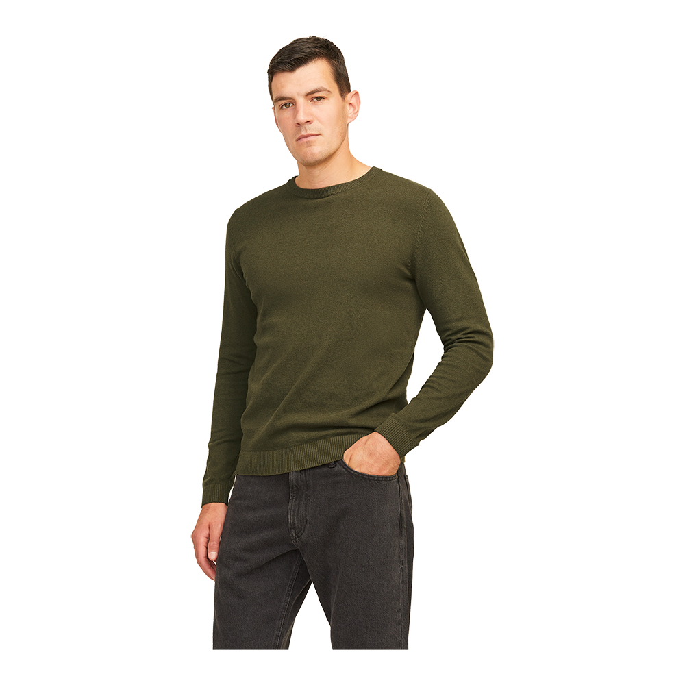 JJ Rebel Callum Knit Crew Neck NOOS - Herre Striktrøje