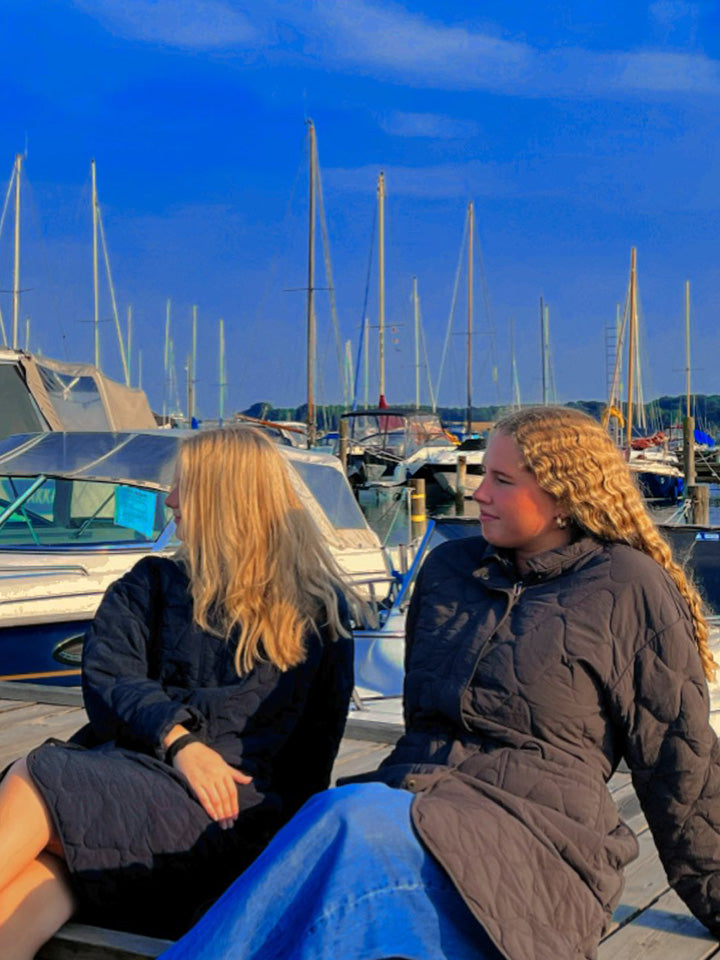 Just Penny Long Quilted Jacket 25, W. - Dame Fritidsjakke