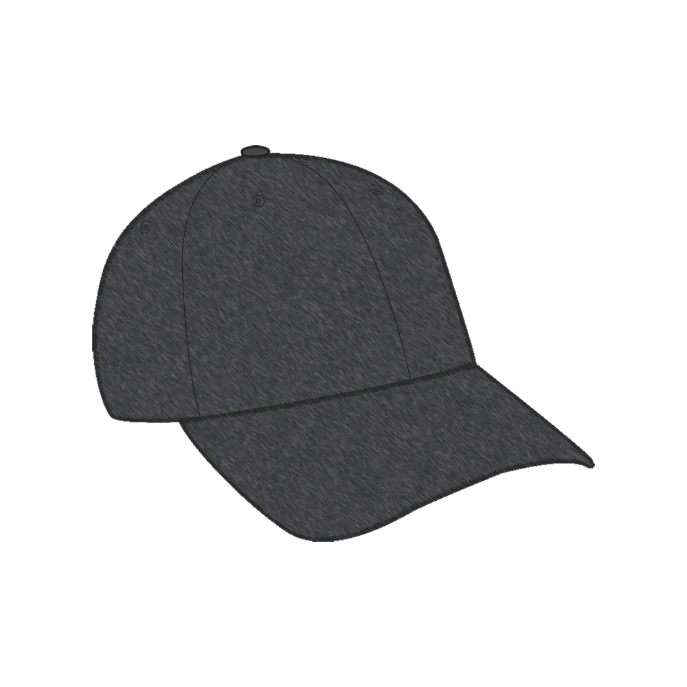 En mørkegrå baseballcap i enkelt, minimalistisk design. Kasketten har seks paneler, synligt topknap og små luftøjer, samt en let buet skygge. Stoffet har en subtil tekstur, der giver et mat, uformelt udtryk. Cap’en virker alsidig og praktisk til hverdagsbrug, god til at beskytte mod sol og fuldende casual outfits uden prangende logoer eller detaljer.