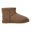 Brun, lav ankelsesstøvle i ruskindslignende materiale med diskret syning og snoet kantdetalje. Støvlen har rund tå, skridsikker gummisål med tydeligt mønster og lille "WATERPROOF"-mærke, der signalerer vandafvisende funktion. Det minimalistiske, varme design virker praktisk til hverdag og beskyttende mod fugt og kulde, samtidig med at den bevarer et enkelt og tidløst look.