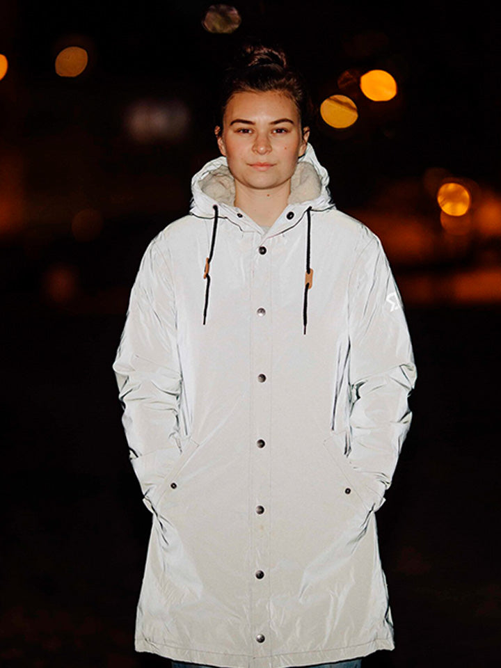 Reflective Revolution Abisko Parka w. Pile - Letforet Dame Vinterjakke
