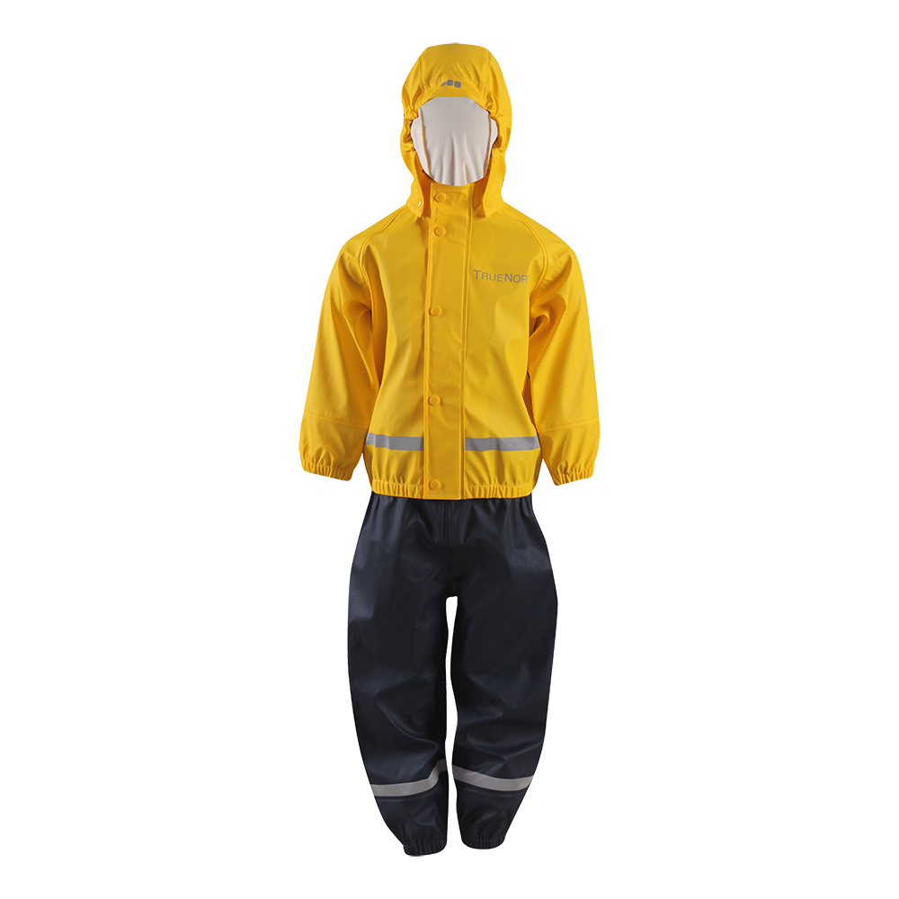 Jr PU Rainset Kinder Regenbekleidung