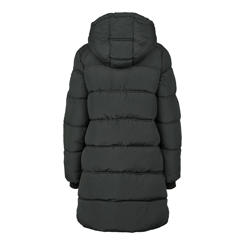 Denne Zink W Gunilla Jakke er den perfekte tilføjelse til din vintergarderobe. Denne dame vinterjakke er designet med en dyb, mørkegrå farve og har en opretstående krave med justerbar hætte for ekstra beskyttelse mod kulden. Jakken lukkes fortil med en gennemgående lynlås og har sidelommer med lynlåse, der sikrer dine værdigenstande. Det quiltede mønster sikrer en jævn fordeling af varmen, hvilket gør denne jakke ideel til de kolde måneder.