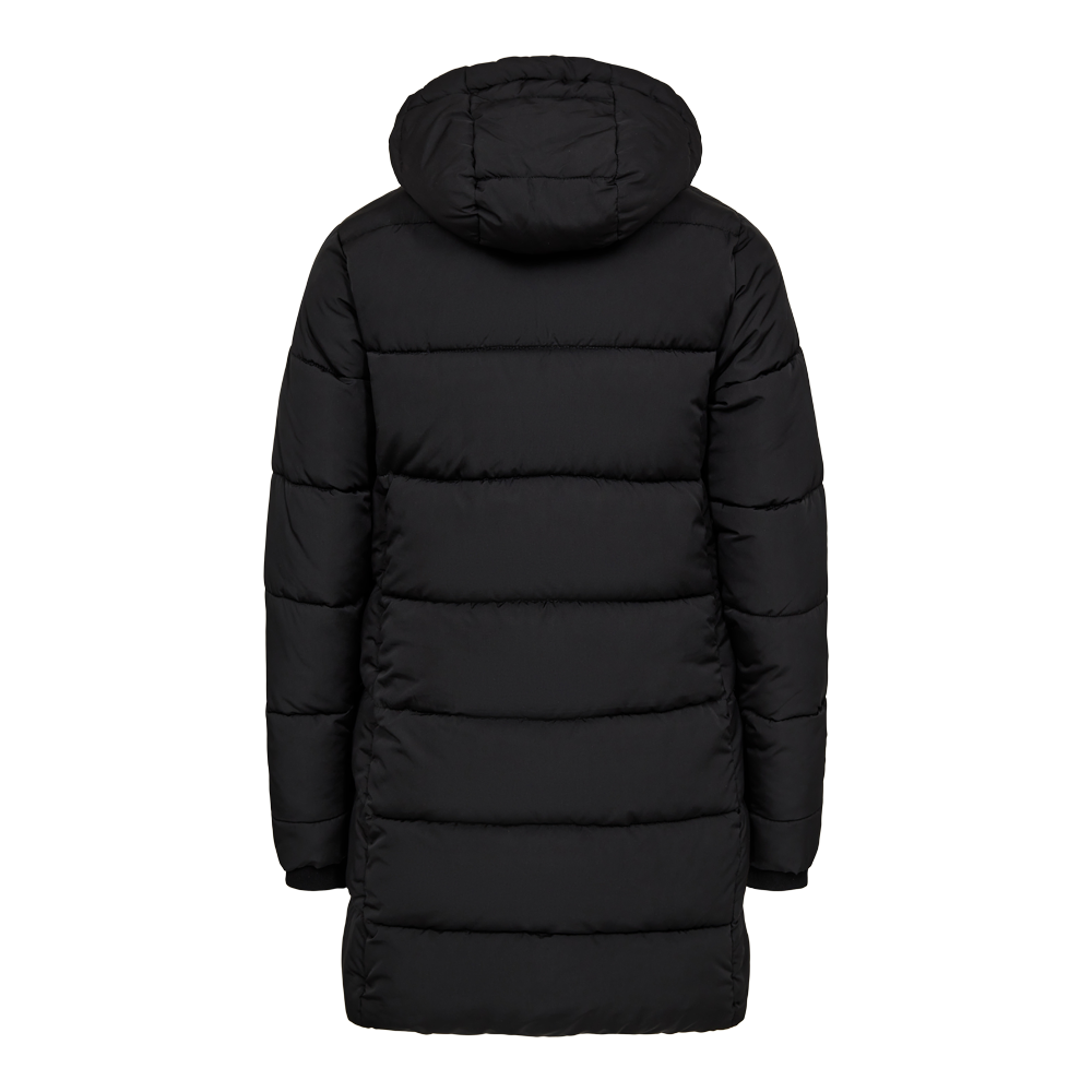 X-Trail Stockholm Coat, Jr er en elegant knælang vinterfrakke til piger, der kombinerer funktionalitet med stil. Frakken er udstyret med varmeisolerende for og en robust vind- og vandafvisende overflade takket være Bionic ECO® overfladebehandling. Denne jakke tilbyder en 2-vejs lynlås beskyttet af en vindflap og trykknapper for ekstra beskyttelse mod vejret. Udstyret med aftagelig hætte, ribmanchetter og sikre sidelommer, er denne frakke ideel til både hverdagsbrug og vinterlige eventyr.