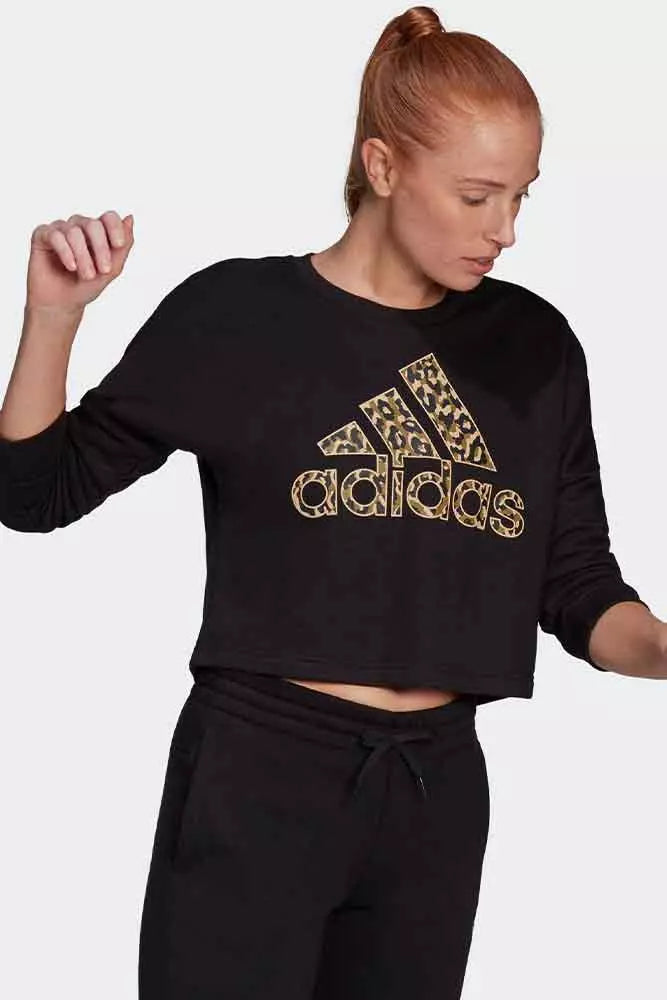 Adidas W Leo Sweat - Dame Sweatshirt