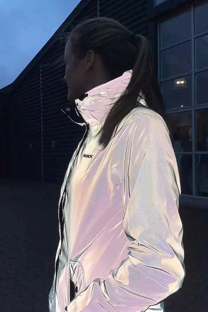 Nanok Glow Coat, W. - Dame Refleksjakke