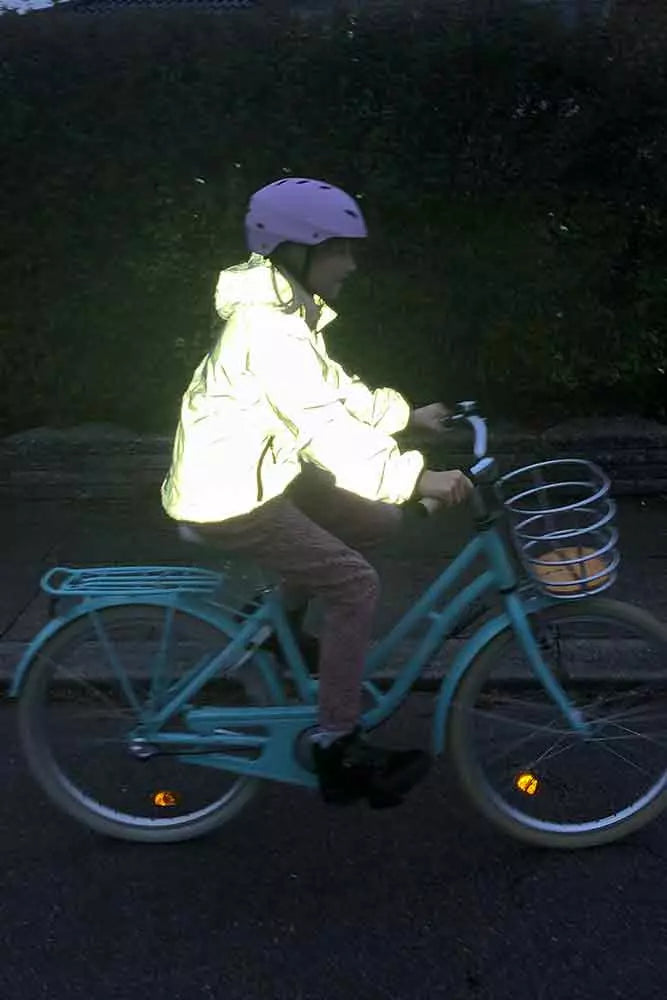 Nanok Glow Jacket 21, Jr. - Børne Refleksjakke