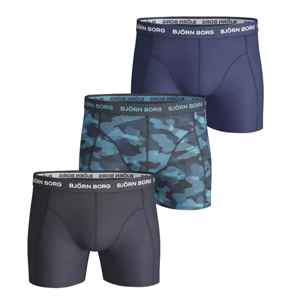 Björn Borg Essential Boxer 3-pack - Herre Boksershorts