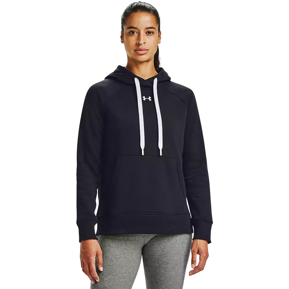 Under Armour W Rival Fleece Hood - Dame Sweatshirt