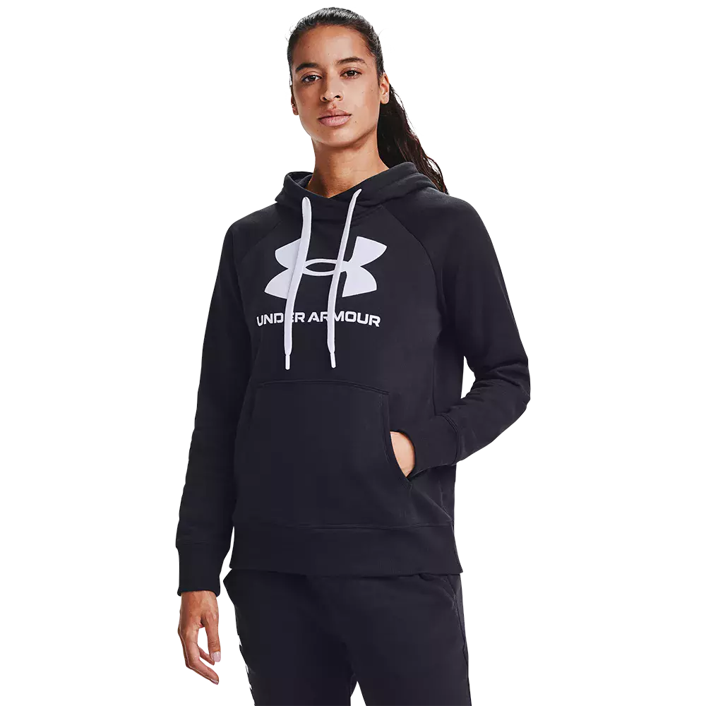 Under Armour W Rival Fleece Hoodie - Dame Sweatshirt