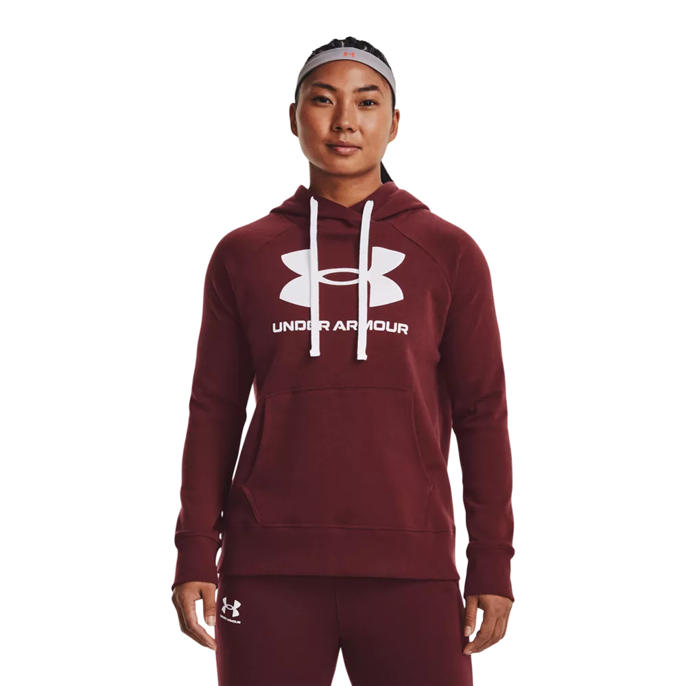 Under Armour W Rival Fleece Hoodie - Dame Sweatshirt