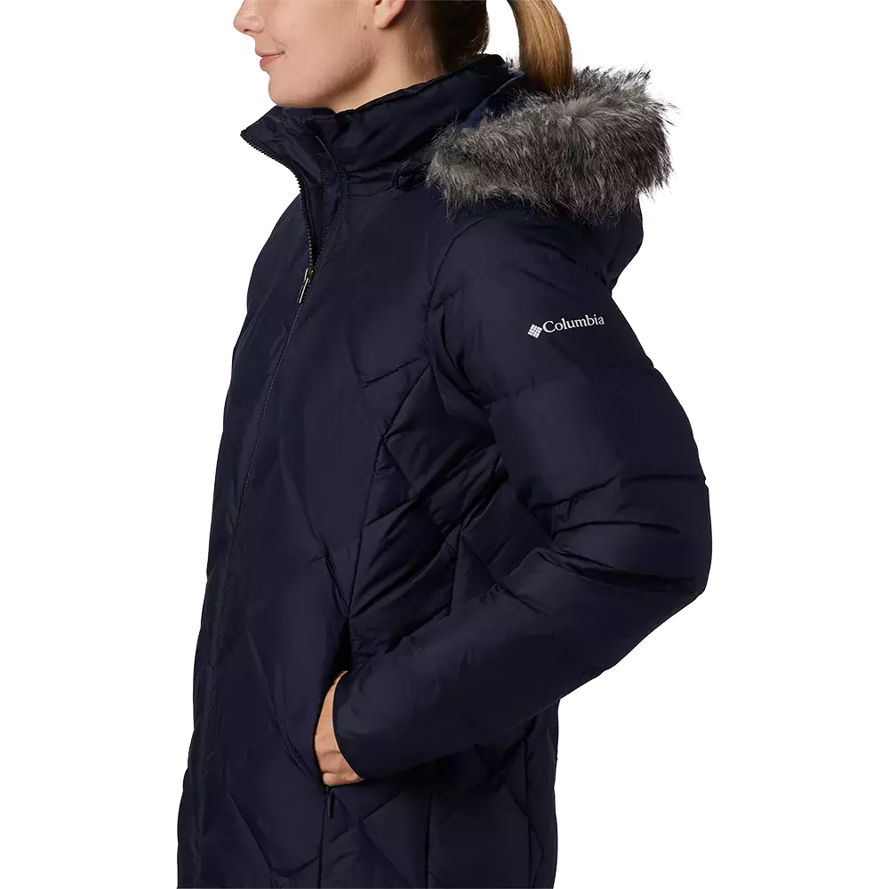 Columbia W Icy Heights Mid Down Jacket - Dame Vinterjakke