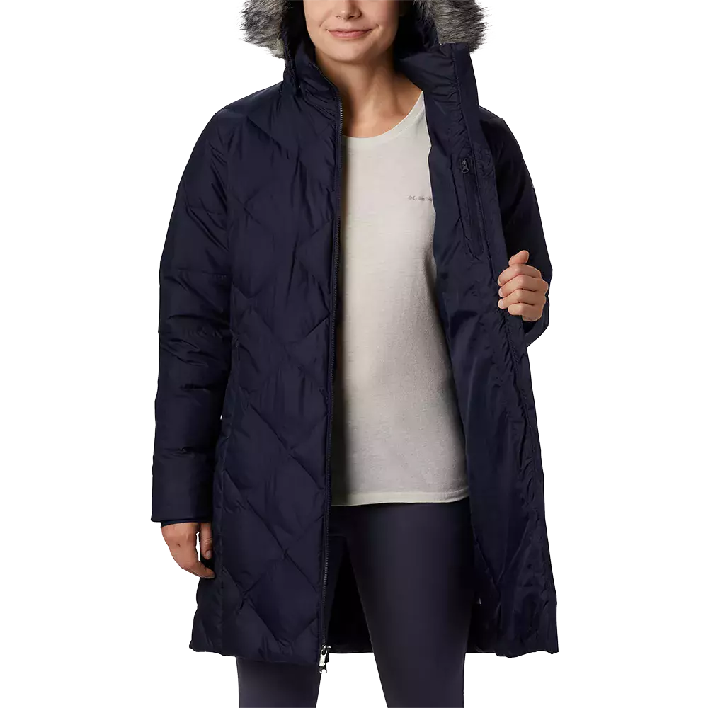 Columbia W Icy Heights Mid Down Jacket - Dame Vinterjakke