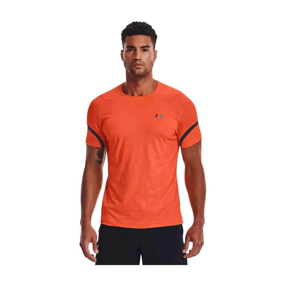 Under Armour Rush 2.0 Emboss SS - Herre Løbe T-shirt