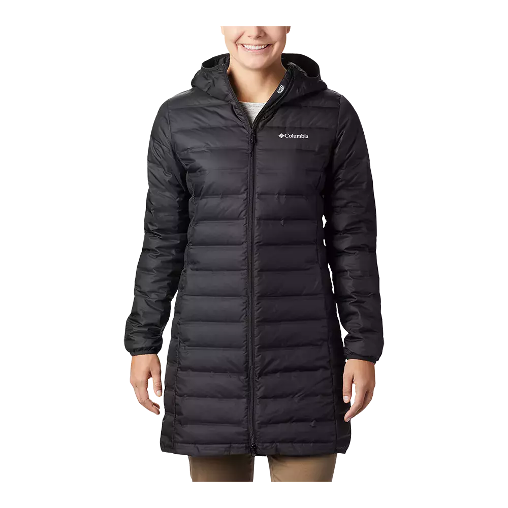 Columbia W Lake 22 Down Long Hood Jacket - Dame Vinterjakke