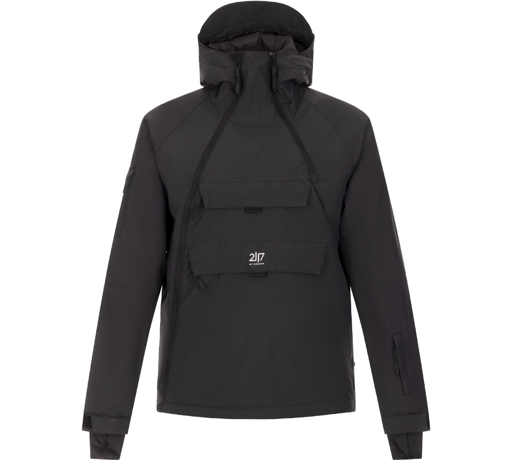 Denne 2117 of Sweden Nelkerim Padded Ski Anorak er en herrer skijakke designet til alpint brug. Lavet i slidstærkt materiale, levere den optimal beskyttelse med et vandsøjletryk på 15.000mm. Den har ALTO-uldvattering for varme, og dens mange funktionelle lommer, herunder en praktisk kængurulomme, øger dens anvendelighed på skiferien. Jakken kombinerer komfort og funktionalitet med et stilrent skandinavisk design, ideelt til eventyr i koldt vejr.