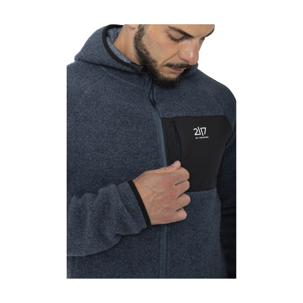 2117 of Sweden Skord Wool Hoodie - Herre Fritidsjakke