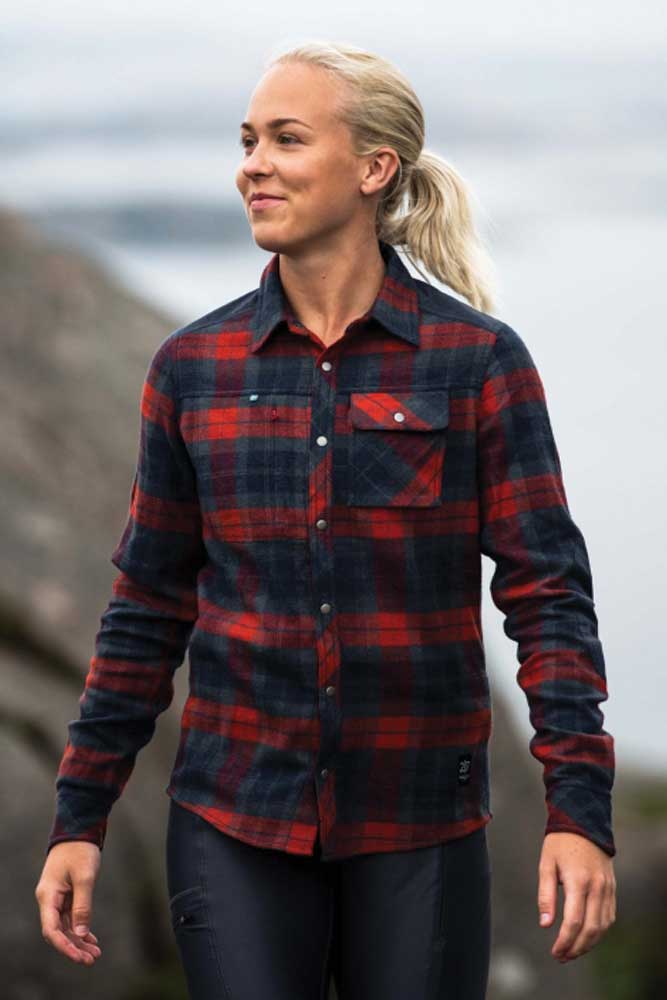 2117 of Sweden W Sveg Flannel Shirt - Dame Skjorte