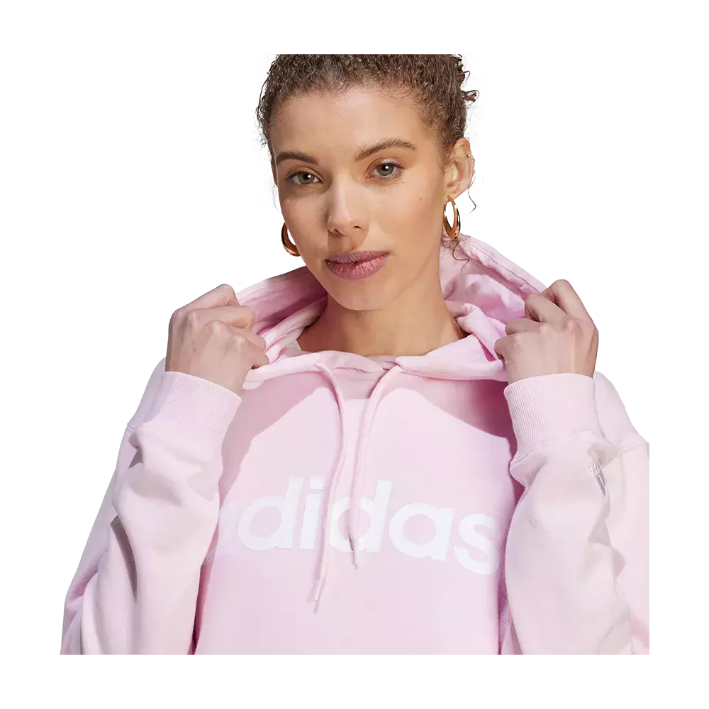 Adidas W Lin FT Hood - Dame Sweatshirt