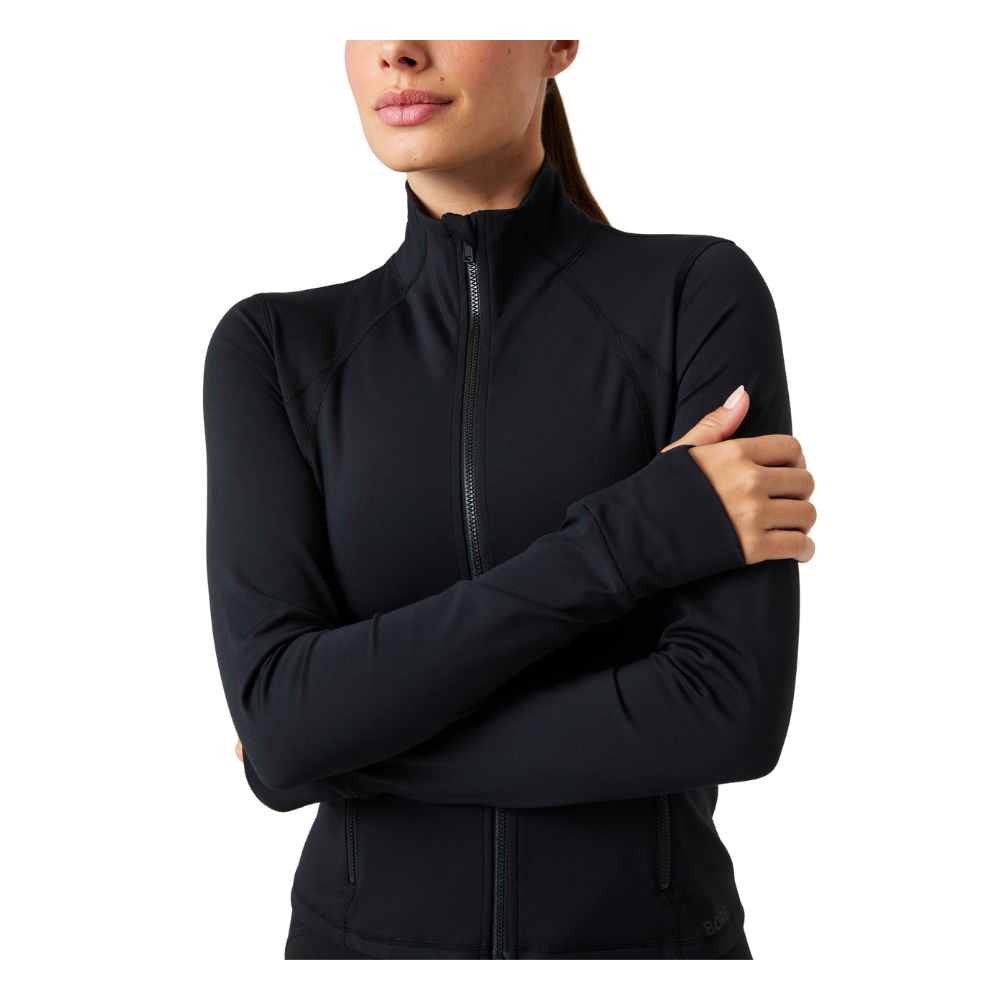 Björn Borg W Borg Soft Zip Layer - Dame Fitness Sweatshirt
