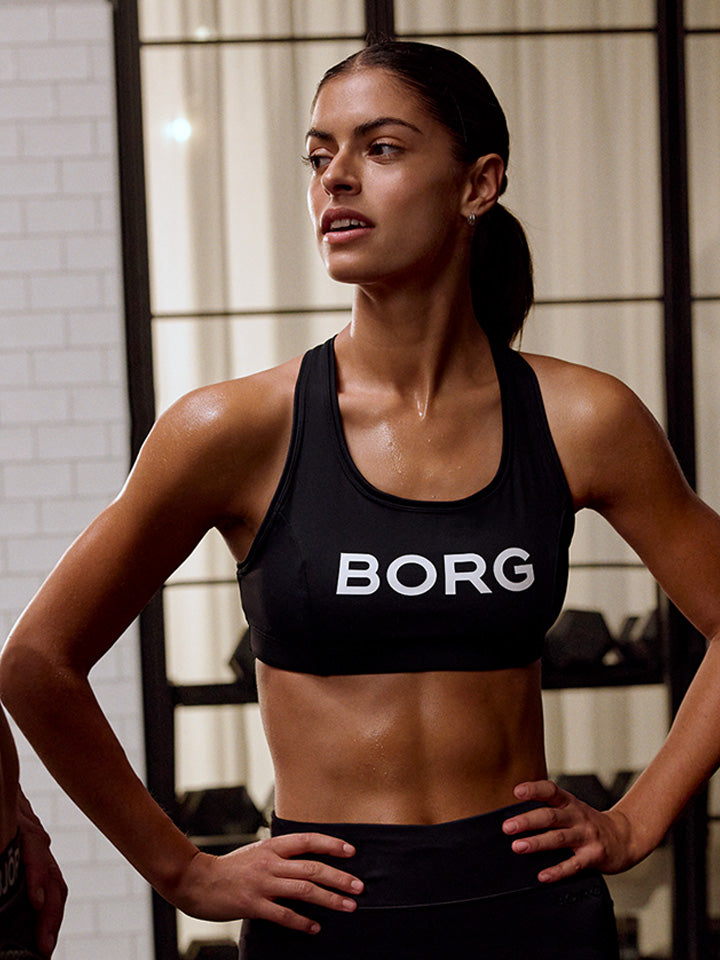 Björn Borg W Mid Support Sports Bra - Dame Sports BH