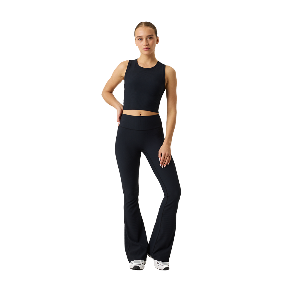 Björn Borg W Studio gerippte Flare-Leggings - Damen-Leggings