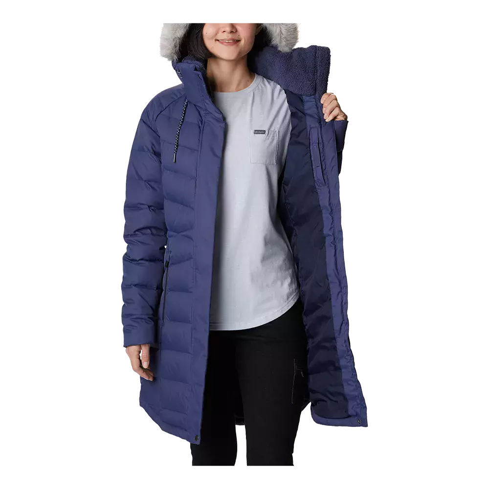 Columbia W Belle Isle Mid Down Jacket - Dame Vinterjakke