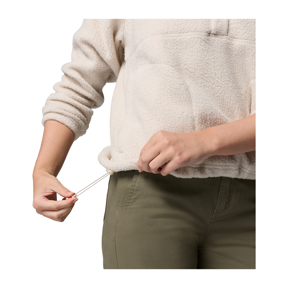 Columbia W strukturiertes Fleece mit halber Druckknopfleiste - Damen-Fleecepullover