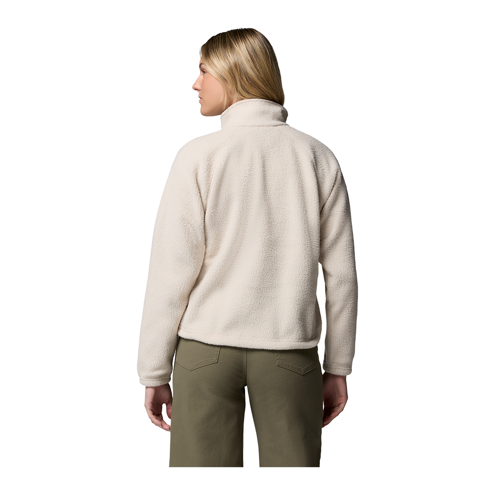 Columbia W strukturiertes Fleece mit halber Druckknopfleiste - Damen-Fleecepullover