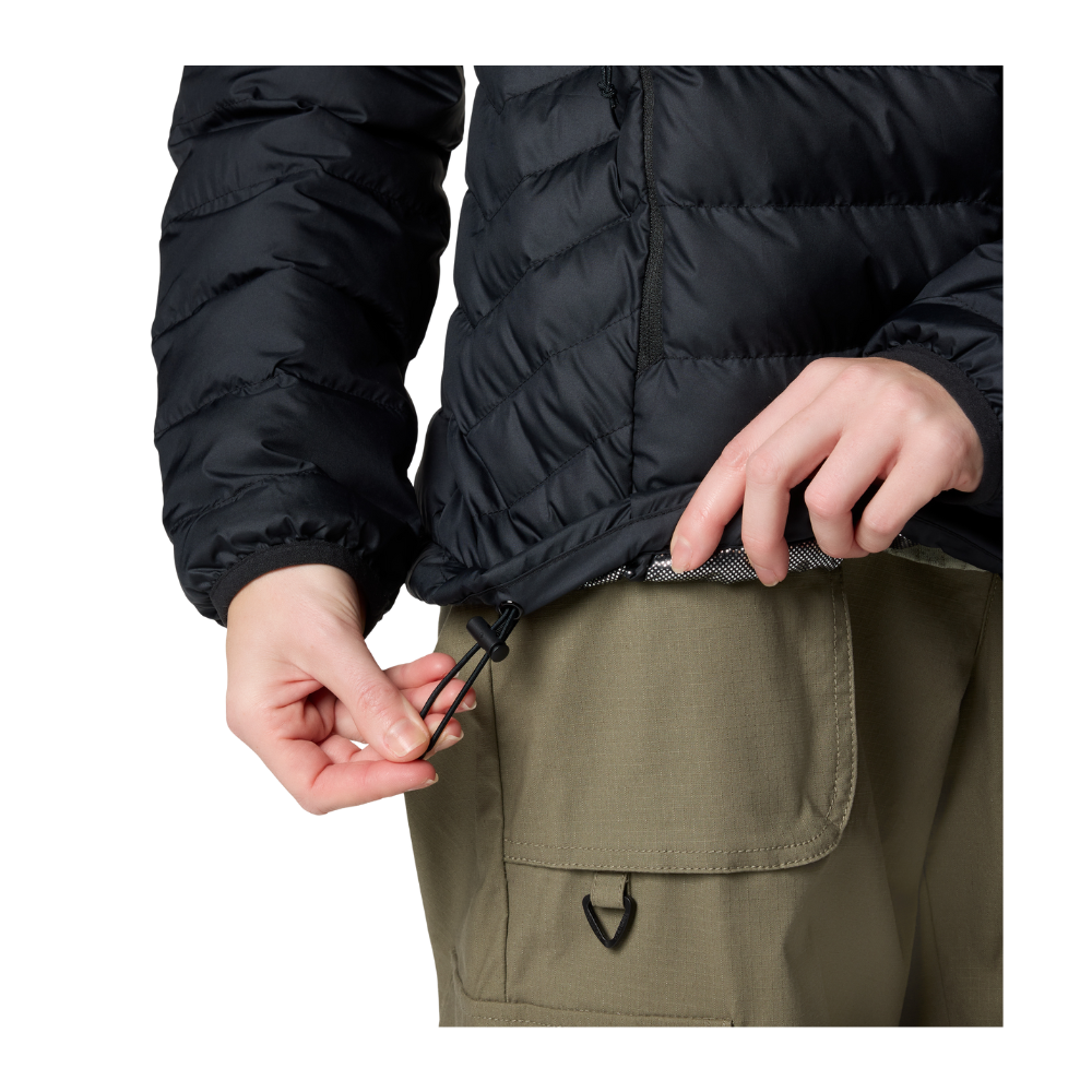 Columbia W Powder Lite II Hood Jacket - Dame Vinterjakke