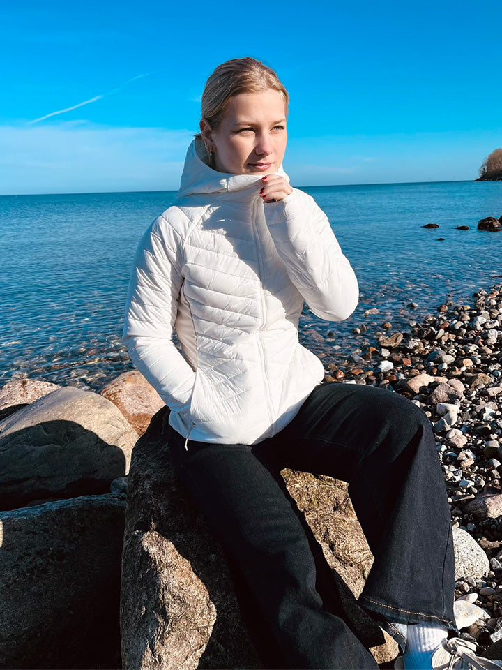 Columbia W Powder Pass Hybrid Jacket - Dame Fritidsjakke