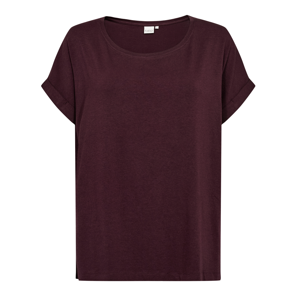 Fabrin Bamboo Loose Fit Tee 26, W. - Dame T-Shirt