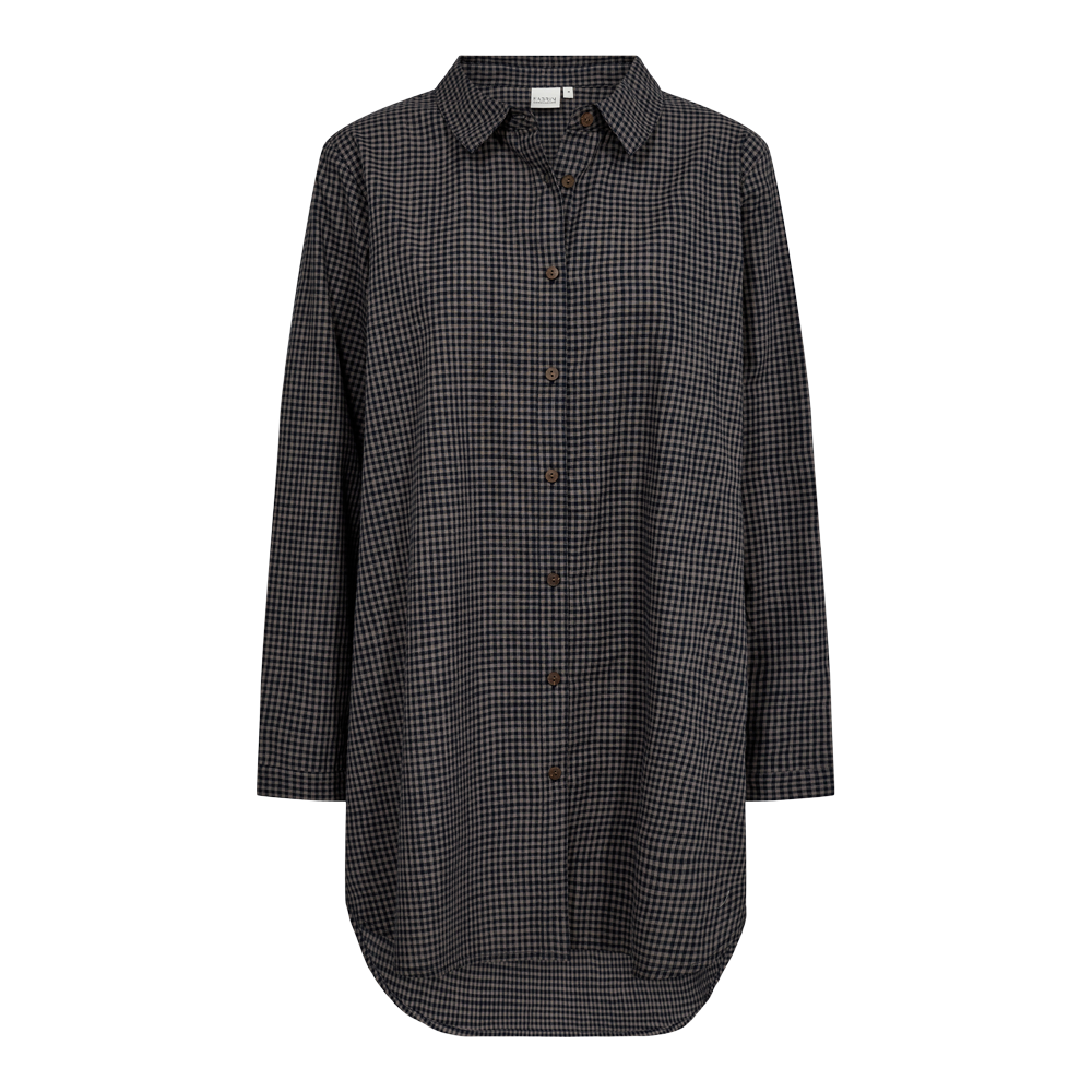 Checked Big Shirt 24, W. - Dame Skjorte