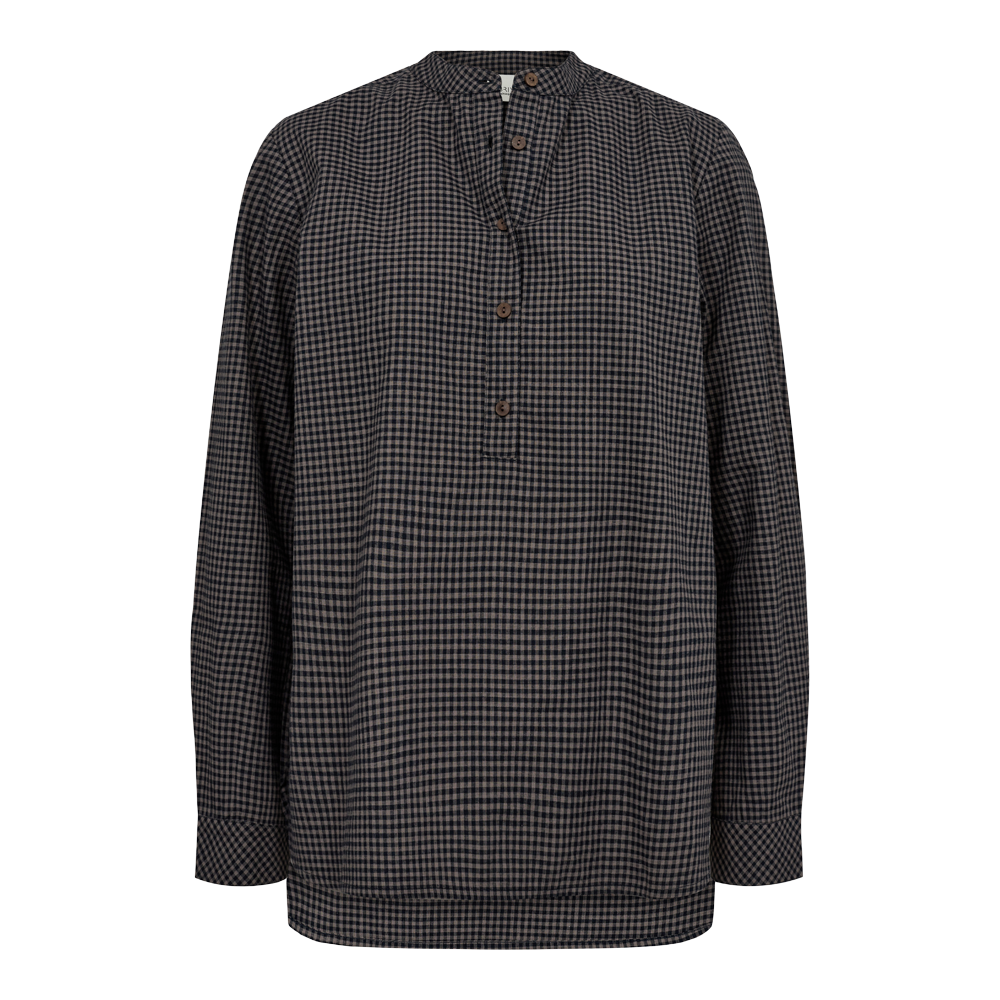 Checked Blouse 24, W. - Dame Skjorte