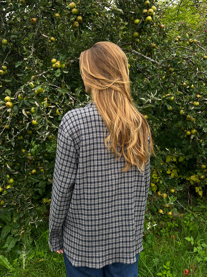 Fabrin Copenhagen Checked Crepe Shirt 25, W. - Dame Skjorte