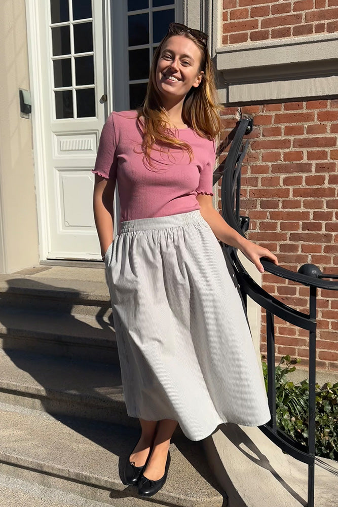 Fabrin Copenhagen Cotton Skirt 25, W. - Dame Nederdel