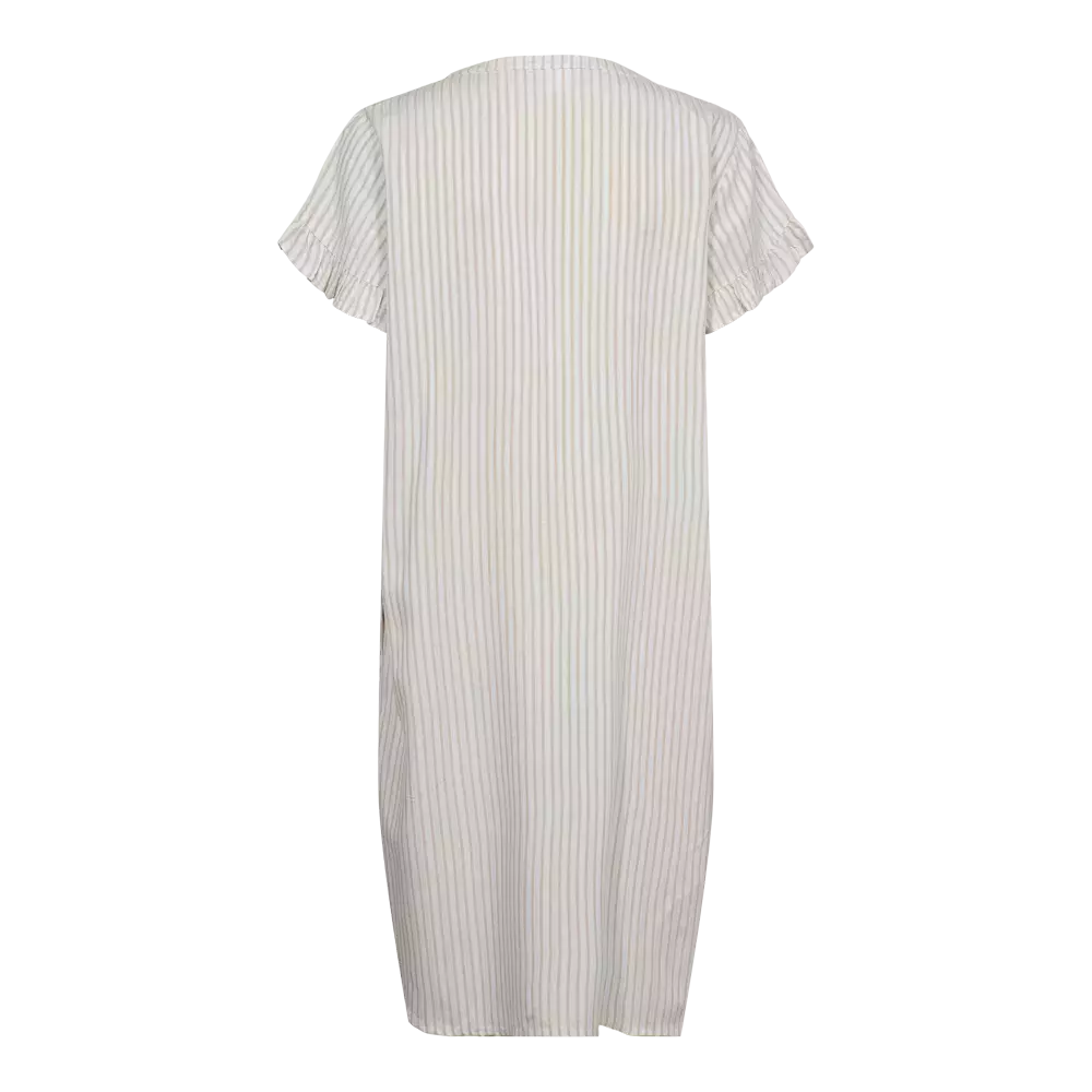 Fabrin Copenhagen Frill Dress Stripe 24, W. - Dame Kjole