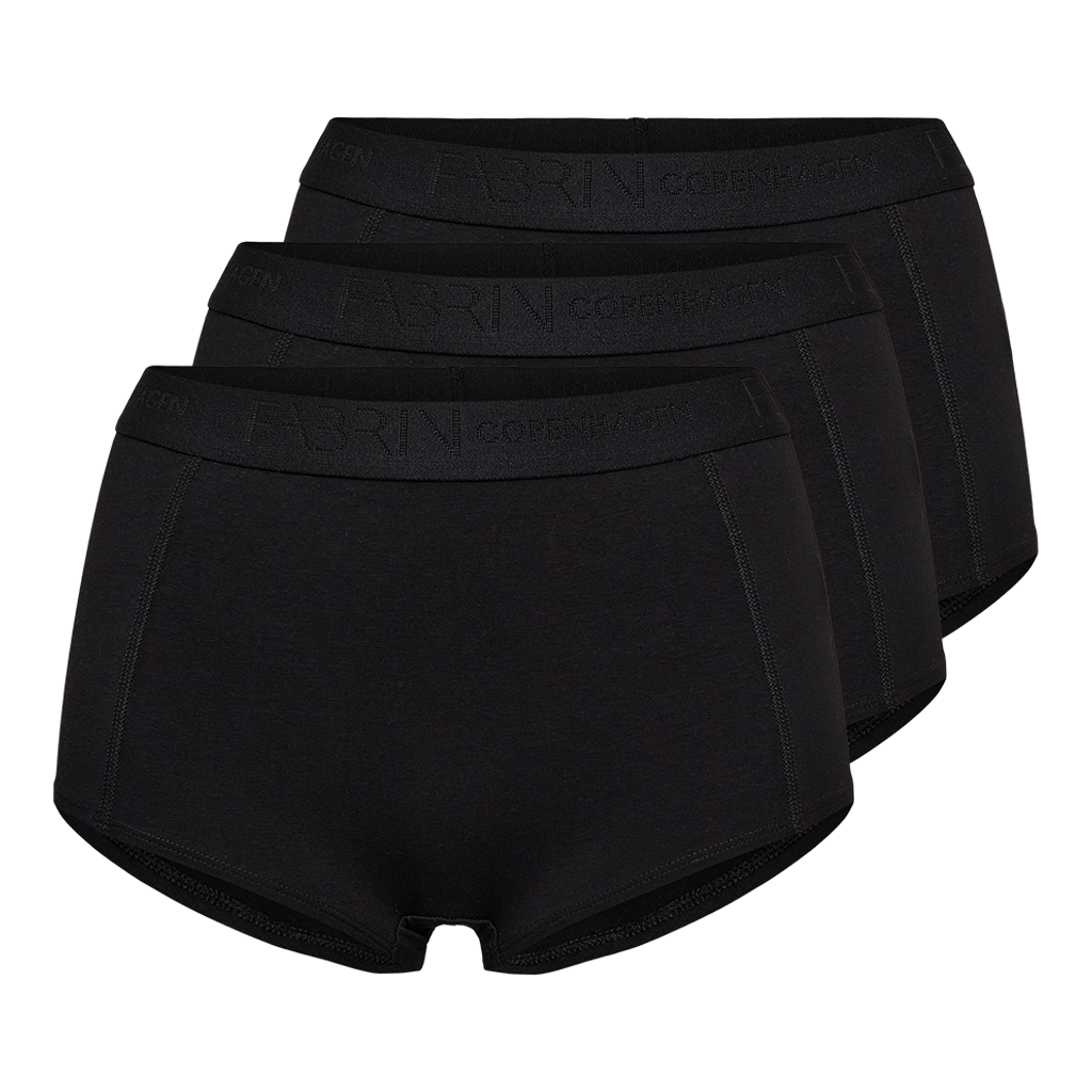 Fabrin Copenhagen Ladies Boxer 3 Pack, W - Dame Underbukser