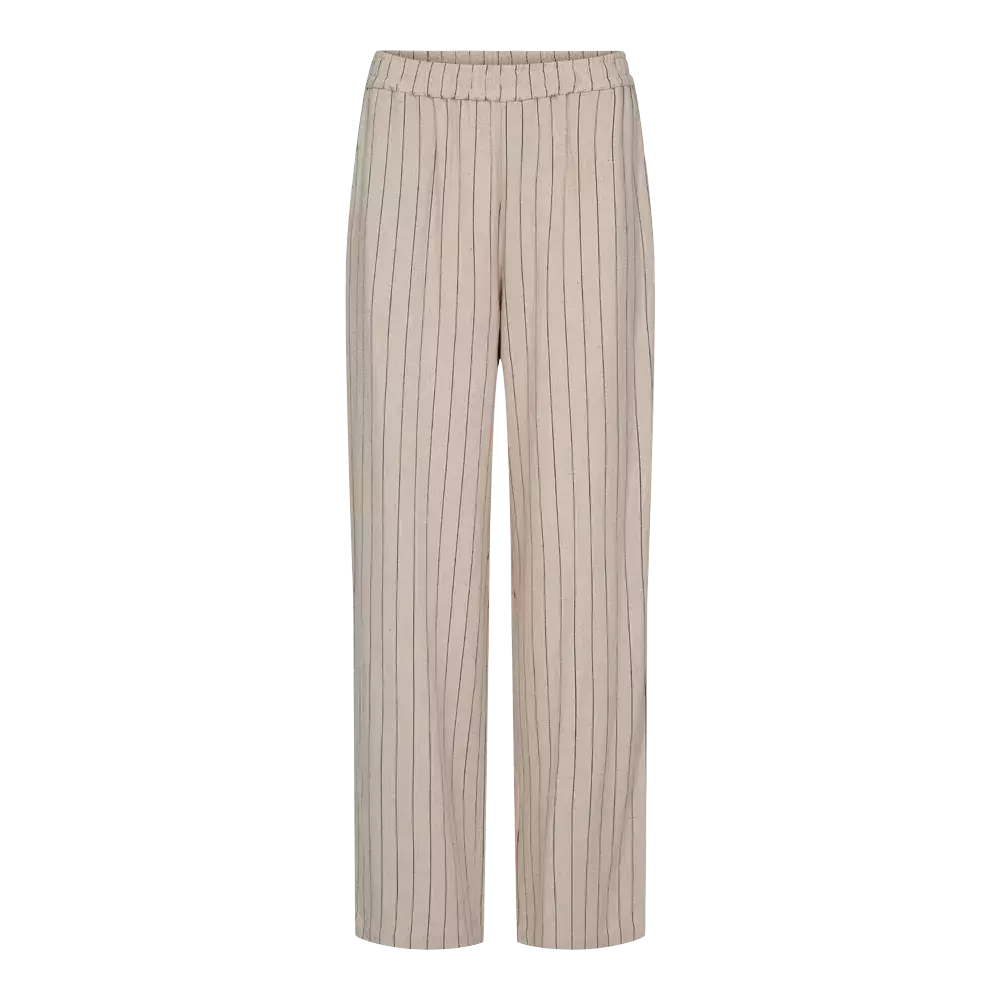 Fabrin Copenhagen Linen Pant Stripe 24, W. - Dame Bukser